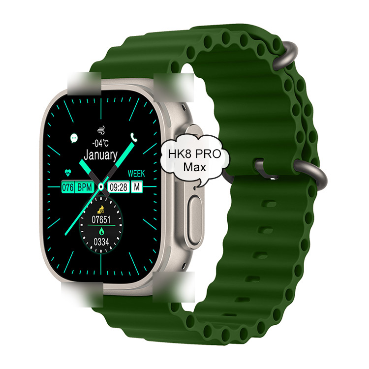 AMOLED Smart Watch with Compass Sport Fitness Tracker NFC HK8 Pro Max Series 8 Ultra Smart Watch4
