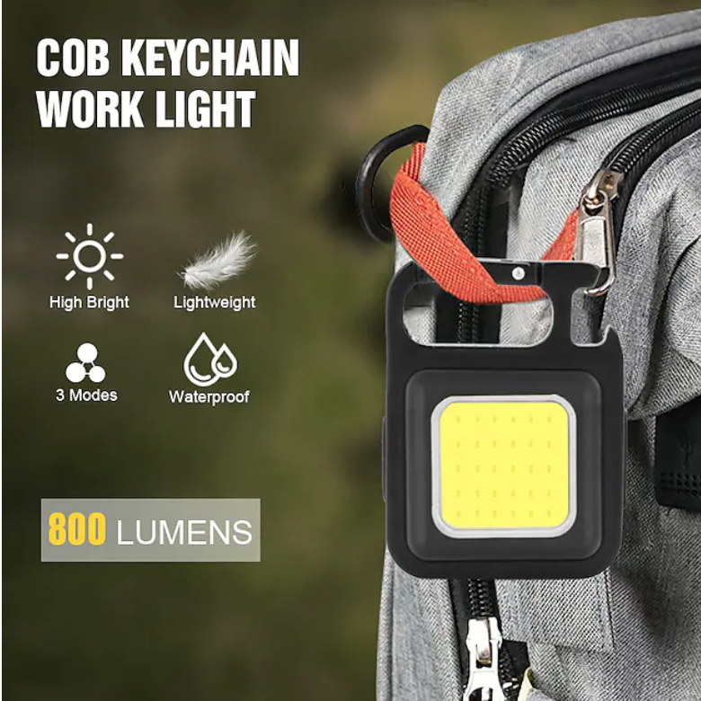 Rechargeable Cob Keychain Mini Flashlight12