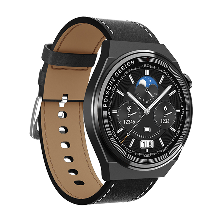 GT3 Max Smart Watch Round Shape Dial NFC GPS Tracker  Sport Watches with 3 Straps Smartwatch for Men3